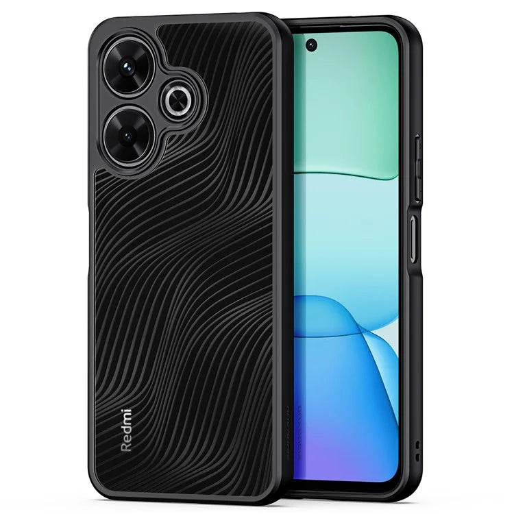 DUX DUCIS Aimo Series For Xiaomi Redmi 13 5G / 13 4G / Note 13R 5G / Poco M6 4G Case TPU+PC Cover (REACH Certification) - Black
