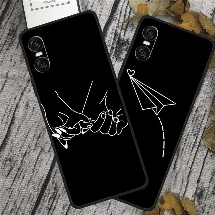 For Sony Xperia 10 VI Case Pattern Printed Soft TPU Anti-Scratch Phone Cover
