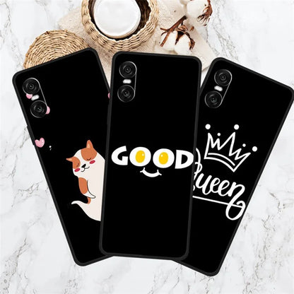 For Sony Xperia 10 VI Case Pattern Printed Soft TPU Anti-Scratch Phone Cover