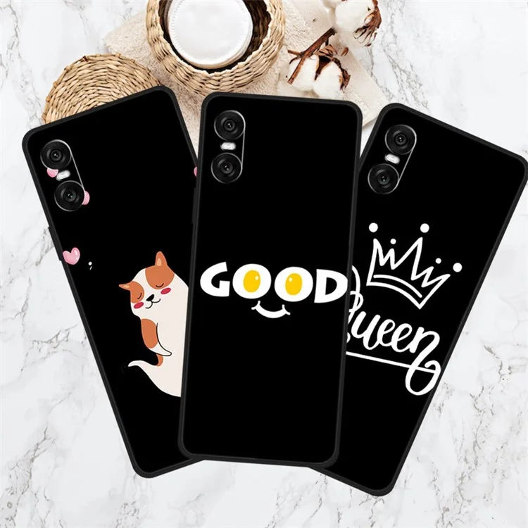 For Sony Xperia 10 VI Case Pattern Printed Soft TPU Anti-Scratch Phone Cover