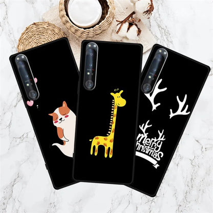 For Sony Xperia 1 IV 5G Case Pattern Printed Anti-Drop Soft TPU Phone Cover