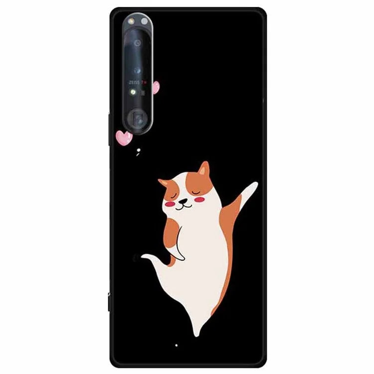 For Sony Xperia 1 IV 5G Case Pattern Printed Anti-Drop Soft TPU Phone Cover