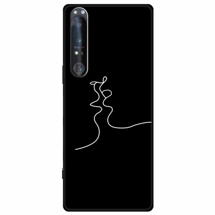For Sony Xperia 1 IV 5G Case Pattern Printed Anti-Drop Soft TPU Phone Cover
