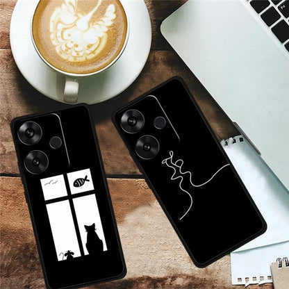 For Xiaomi Redmi Turbo 3 5G / Poco F6 5G Case Pattern Printing Soft TPU Phone Cover
