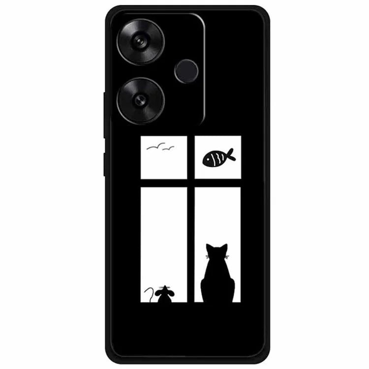 For Xiaomi Redmi Turbo 3 5G / Poco F6 5G Case Pattern Printing Soft TPU Phone Cover
