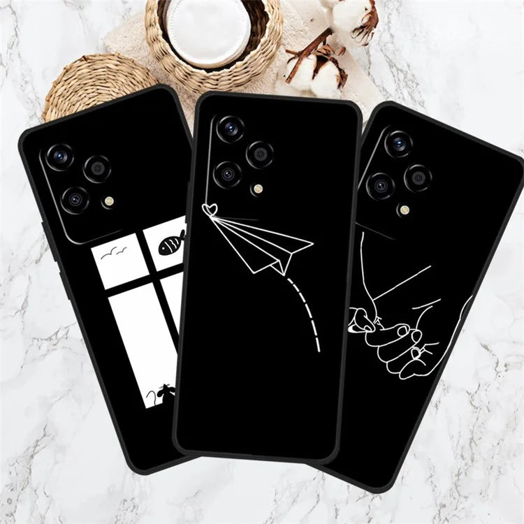 For Honor 200 Lite Case Anti-Drop Pattern Printed Slim TPU Phone Cover