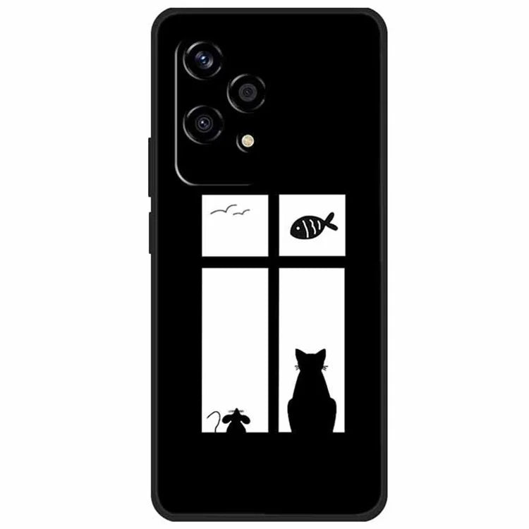 For Honor 200 Lite Case Anti-Drop Pattern Printed Slim TPU Phone Cover