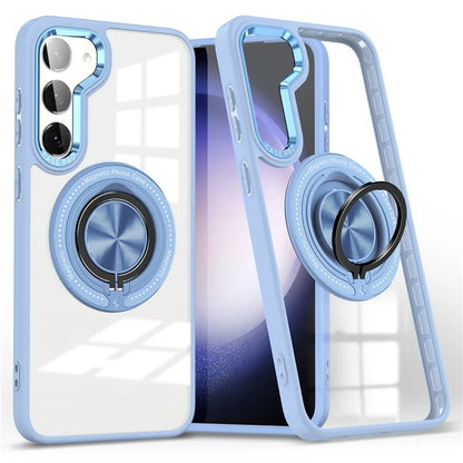 For Samsung Galaxy S23+ Case PC+TPU Kickstand Phone Cover Compatible with MagSafe