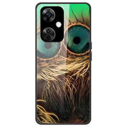 For OnePlus Nord CE3 5G Pattern Case TPU Tempered Glass Shockproof Phone Cover