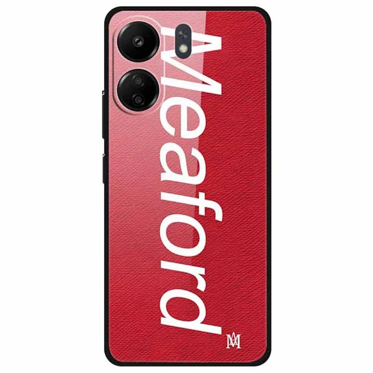 For Xiaomi Redmi 13C 4G / Poco C65 4G Pattern Case TPU+Tempered Glass Shockproof Phone Cover