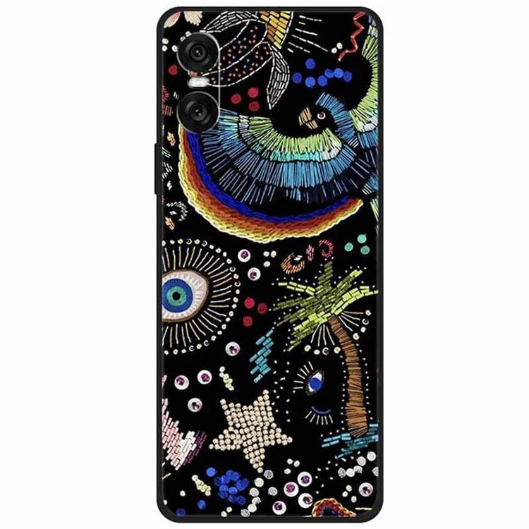 For Sony Xperia 10 VI Case Pattern Printing Soft TPU Cell Phone Cover