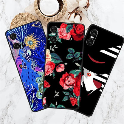 For Sony Xperia 10 VI Case Pattern Printing Soft TPU Cell Phone Cover