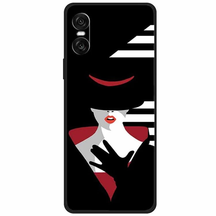 For Sony Xperia 10 VI Case Pattern Printing Soft TPU Cell Phone Cover