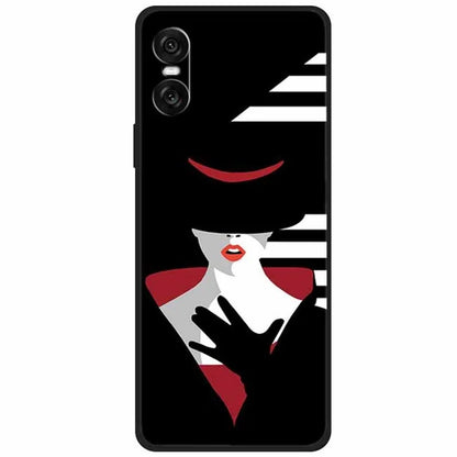 For Sony Xperia 10 VI Case Pattern Printing Soft TPU Cell Phone Cover