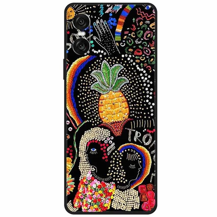 For Sony Xperia 10 VI Case Pattern Printing Soft TPU Cell Phone Cover