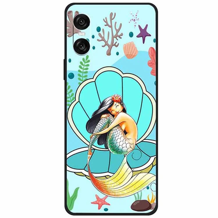 For Sony Xperia 10 VI Case Pattern Printing Soft TPU Cell Phone Cover