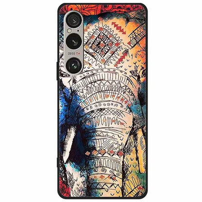 For Sony Xperia 1 VI Case Pattern Printing Soft TPU Cell Phone Cover
