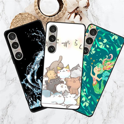 For Sony Xperia 1 VI Case Pattern Printing Soft TPU Cell Phone Cover