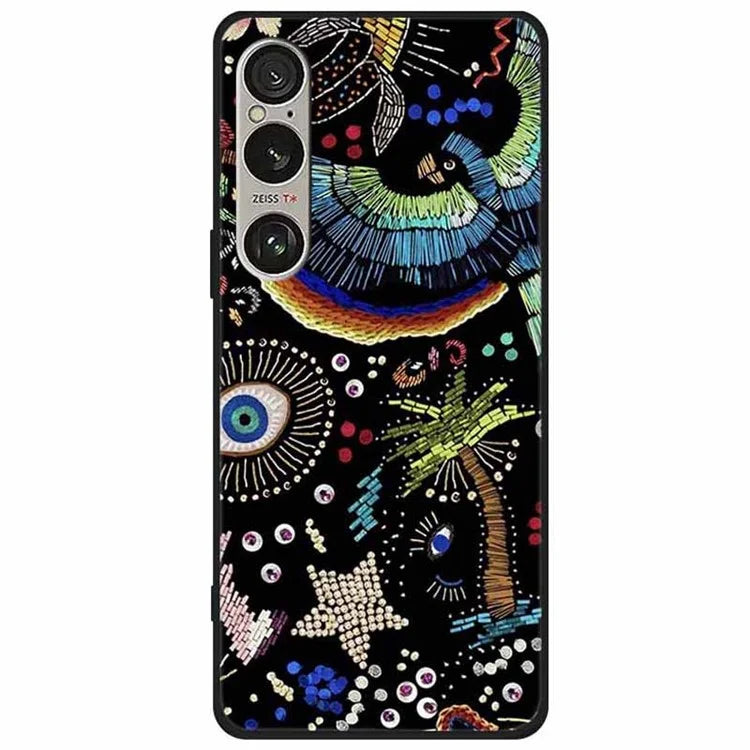 For Sony Xperia 1 VI Case Pattern Printing Soft TPU Cell Phone Cover