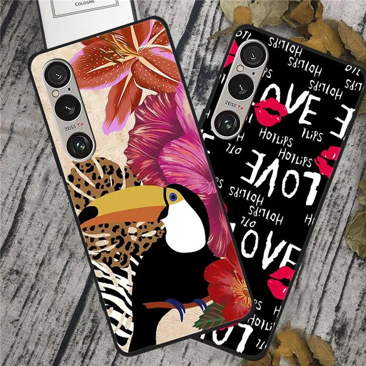 For Sony Xperia 1 VI Case Pattern Printing Soft TPU Cell Phone Cover