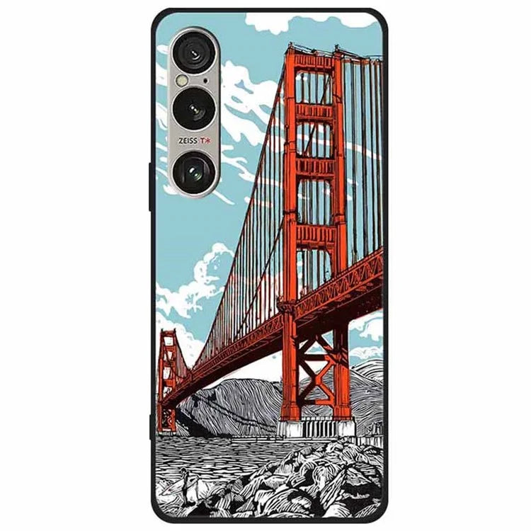 For Sony Xperia 1 VI Case Pattern Printing Soft TPU Cell Phone Cover