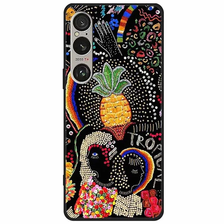 For Sony Xperia 1 VI Case Pattern Printing Soft TPU Cell Phone Cover