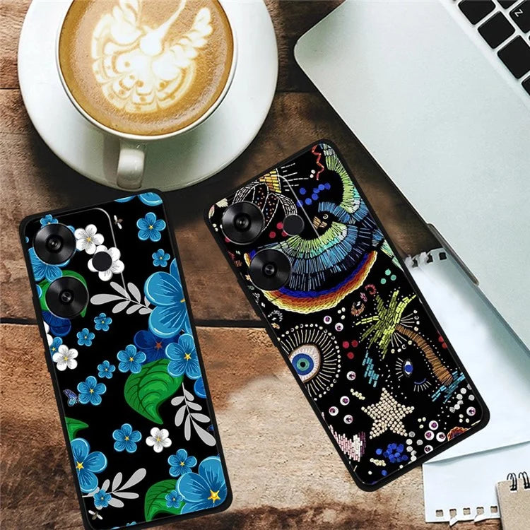 For Xiaomi Poco F6 5G / Redmi Turbo 3 5G Case Pattern Printing Soft TPU Cell Phone Cover