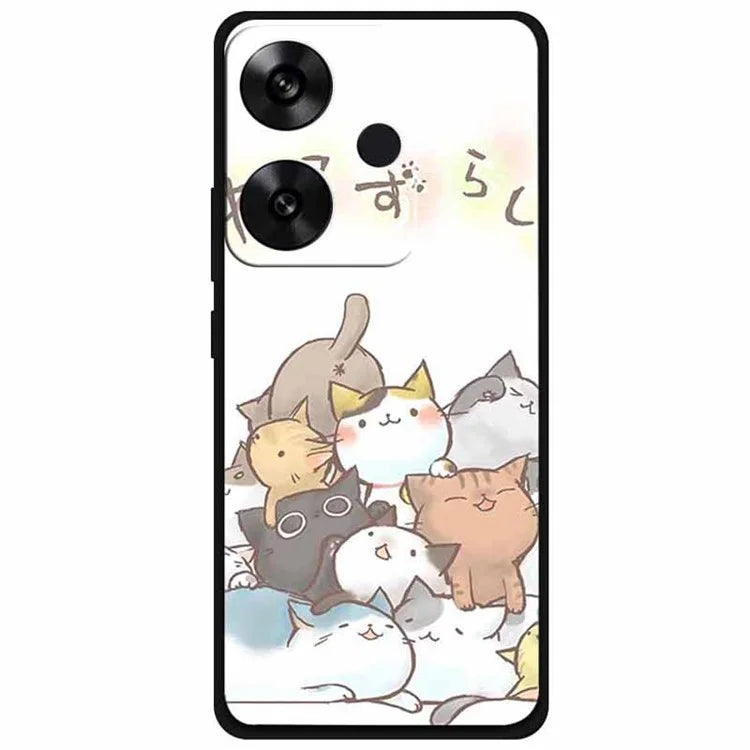For Xiaomi Poco F6 5G / Redmi Turbo 3 5G Case Pattern Printing Soft TPU Cell Phone Cover