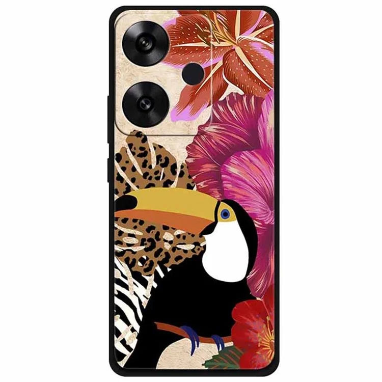 For Xiaomi Poco F6 5G / Redmi Turbo 3 5G Case Pattern Printing Soft TPU Cell Phone Cover