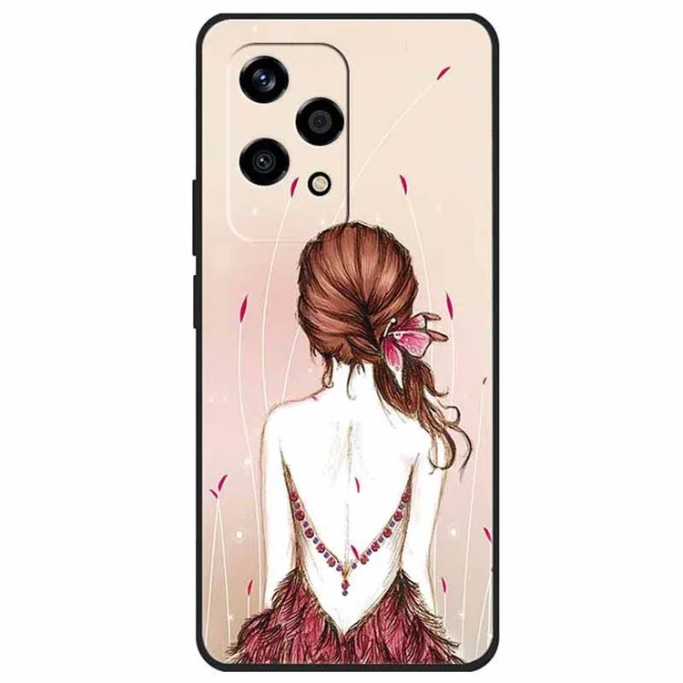 For Honor 200 Lite Case Pattern Printing Soft TPU Cell Phone Cover