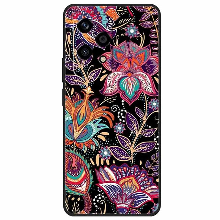 For Honor 200 Lite Case Pattern Printing Soft TPU Cell Phone Cover