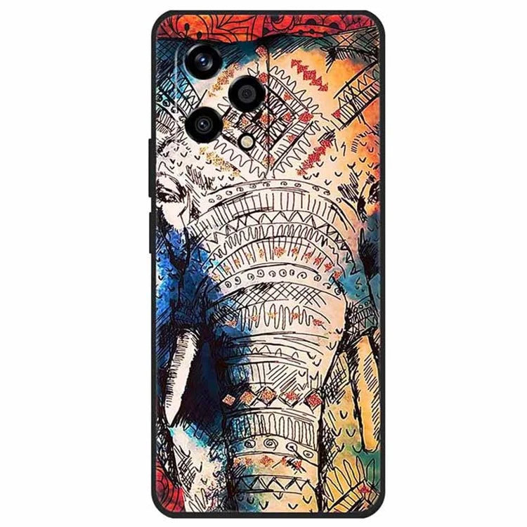 For Honor 200 Lite Case Pattern Printing Soft TPU Cell Phone Cover