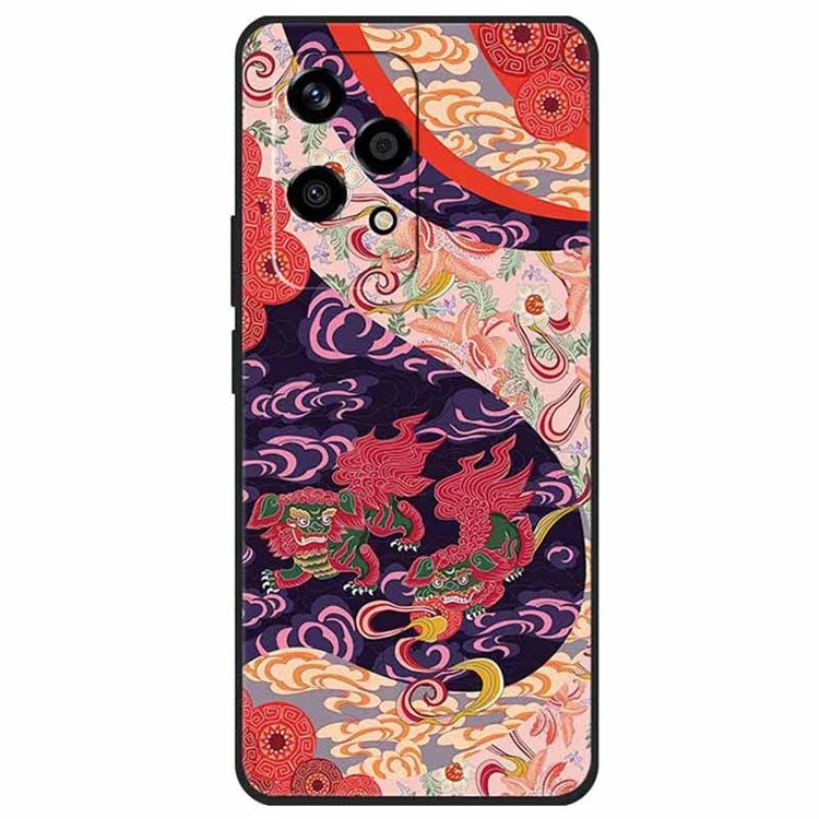 For Honor 200 Lite Case Pattern Printing Soft TPU Cell Phone Cover