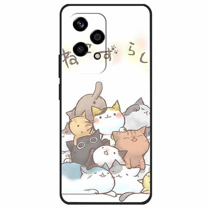 For Honor 200 Lite Case Pattern Printing Soft TPU Cell Phone Cover