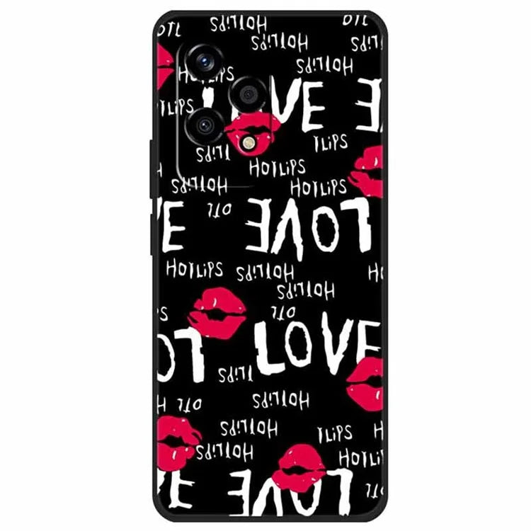 For Honor 200 Lite Case Pattern Printing Soft TPU Cell Phone Cover