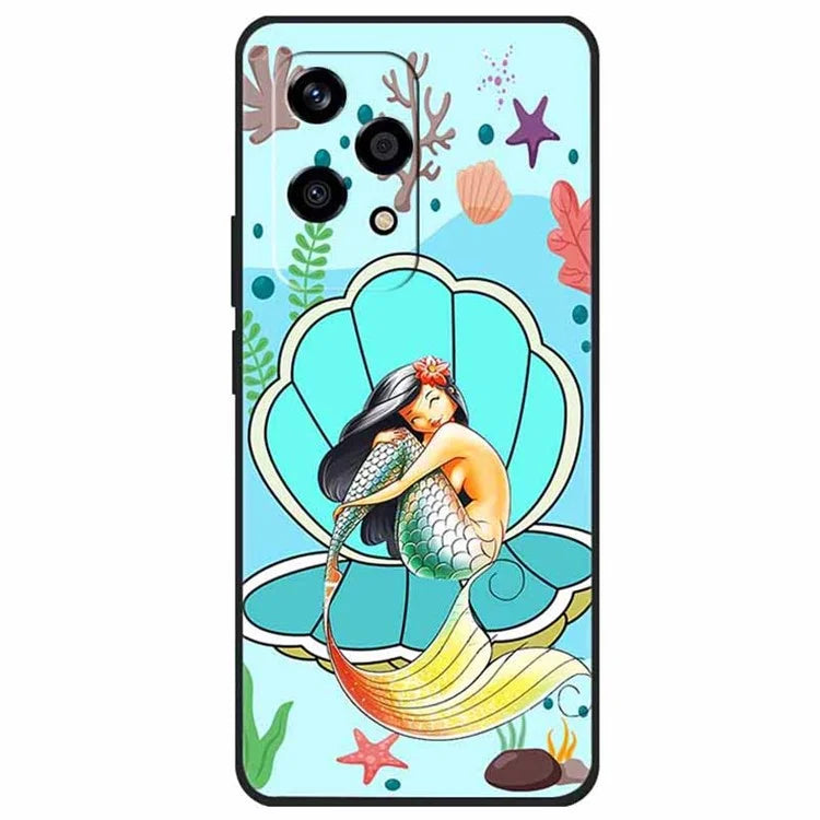 For Honor 200 Lite Case Pattern Printing Soft TPU Cell Phone Cover