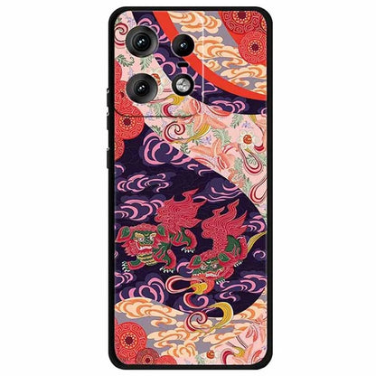 For Motorola Edge 50 Pro 5G Case Pattern Printing Soft TPU Cell Phone Cover