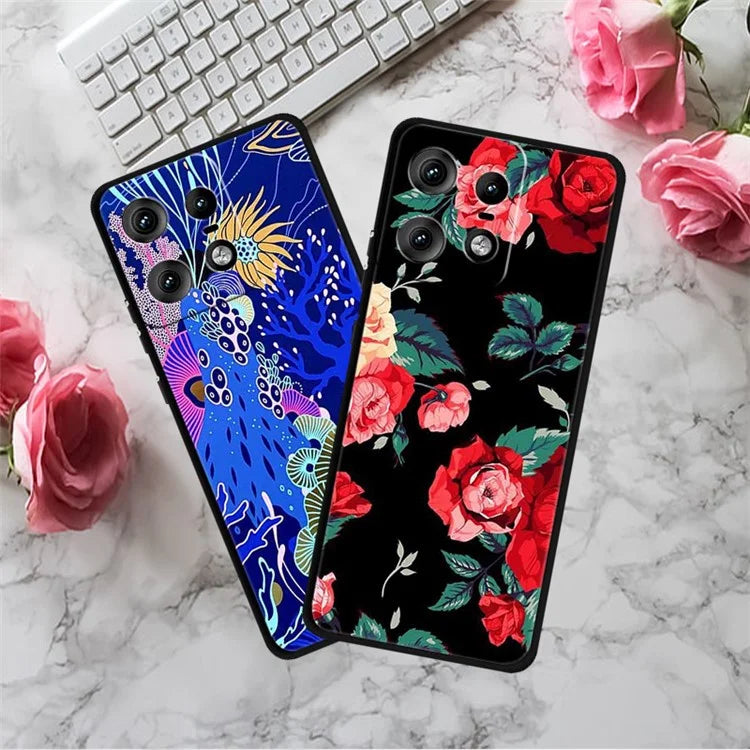 For Motorola Edge 50 Pro 5G Case Pattern Printing Soft TPU Cell Phone Cover