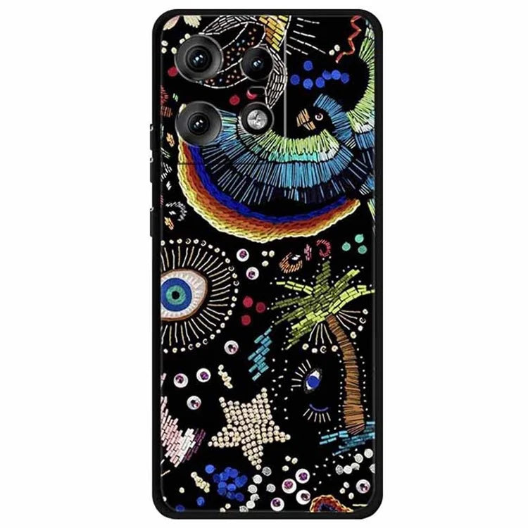 For Motorola Edge 50 Pro 5G Case Pattern Printing Soft TPU Cell Phone Cover