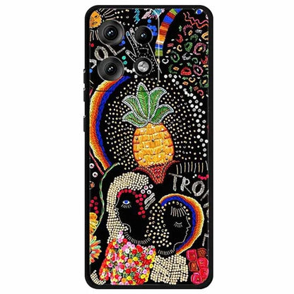 For Motorola Edge 50 Pro 5G Case Pattern Printing Soft TPU Cell Phone Cover