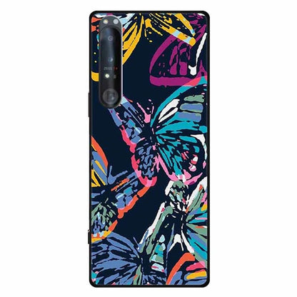 For Sony Xperia 1 IV 5G Case Pattern Printing Soft TPU Cell Phone Cover