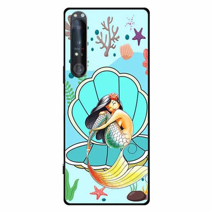 For Sony Xperia 1 IV 5G Case Pattern Printing Soft TPU Cell Phone Cover
