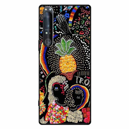 For Sony Xperia 1 IV 5G Case Pattern Printing Soft TPU Cell Phone Cover