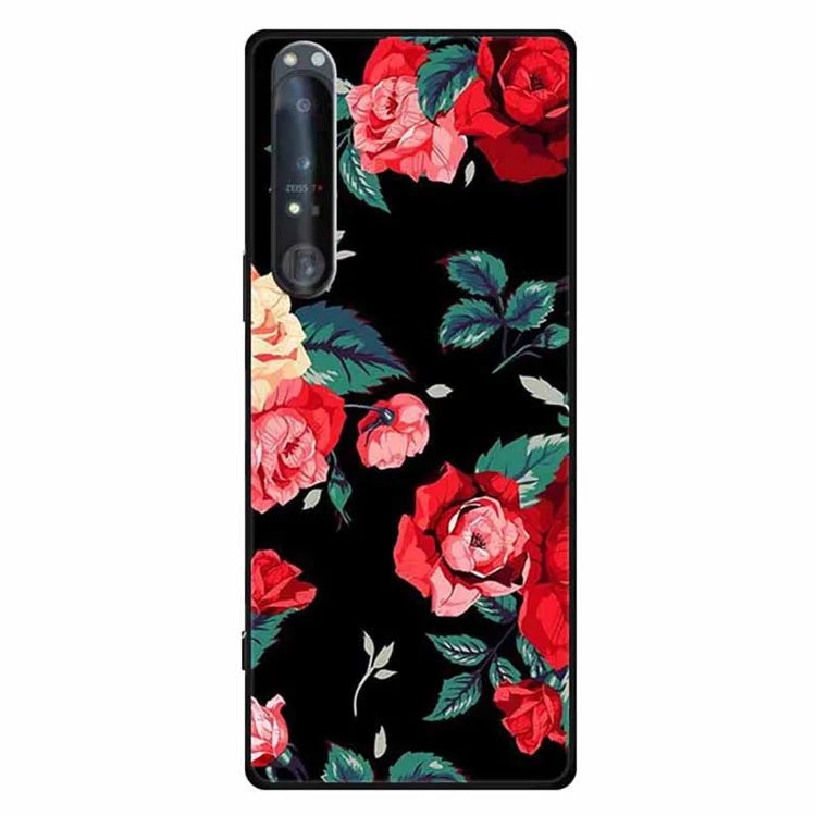 For Sony Xperia 1 IV 5G Case Pattern Printing Soft TPU Cell Phone Cover