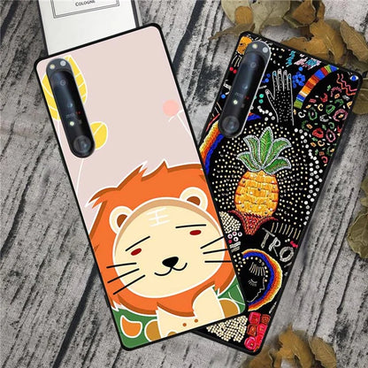 For Sony Xperia 1 IV 5G Case Pattern Printing Soft TPU Cell Phone Cover
