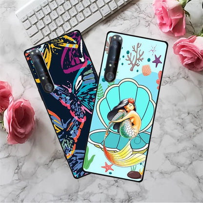 For Sony Xperia 1 IV 5G Case Pattern Printing Soft TPU Cell Phone Cover