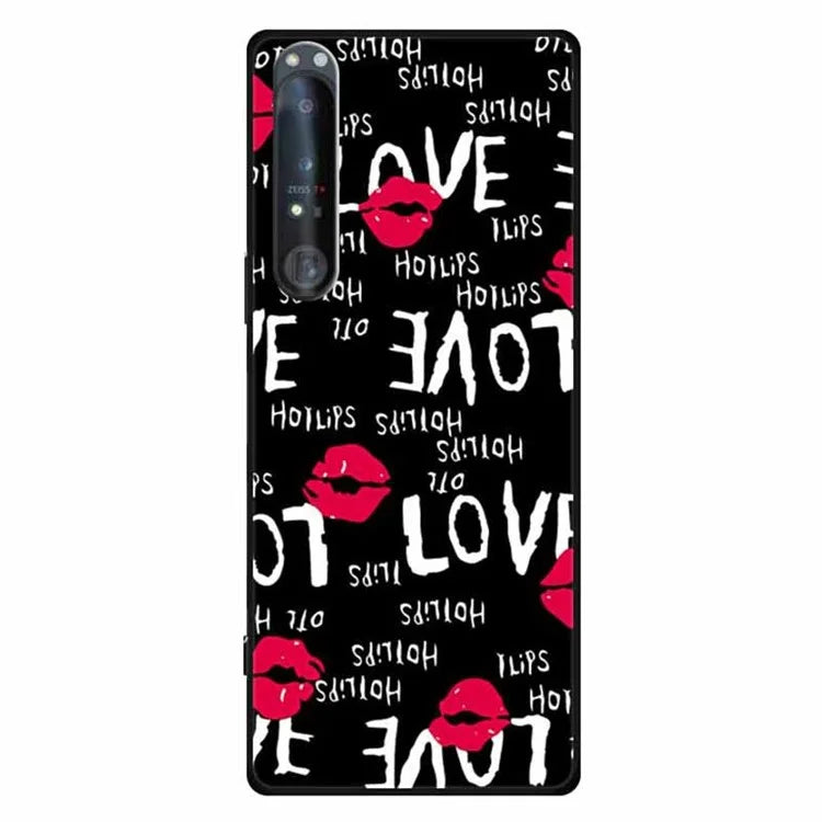 For Sony Xperia 1 IV 5G Case Pattern Printing Soft TPU Cell Phone Cover