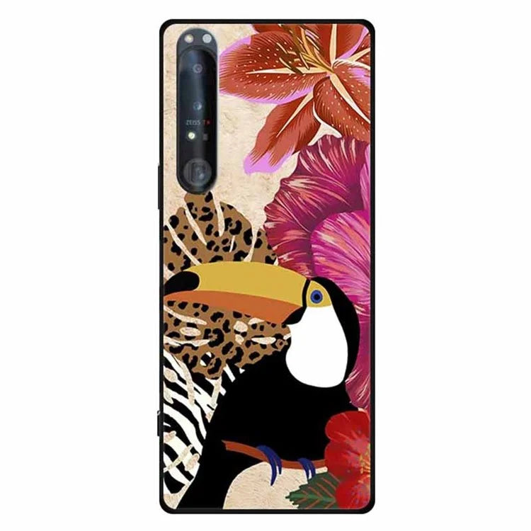 For Sony Xperia 1 IV 5G Case Pattern Printing Soft TPU Cell Phone Cover