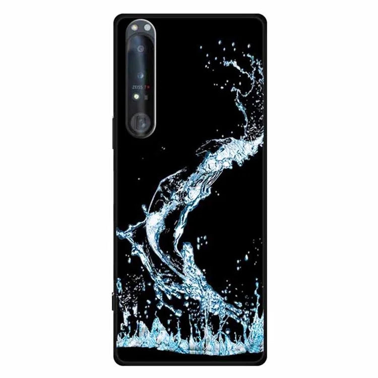 For Sony Xperia 1 IV 5G Case Pattern Printing Soft TPU Cell Phone Cover