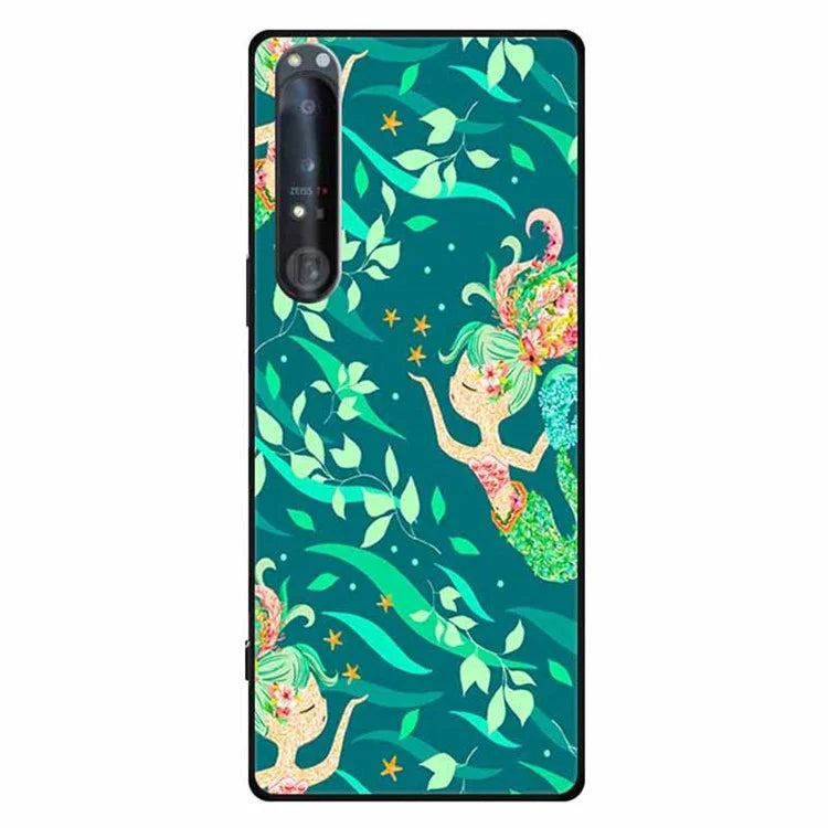 For Sony Xperia 1 IV 5G Case Pattern Printing Soft TPU Cell Phone Cover